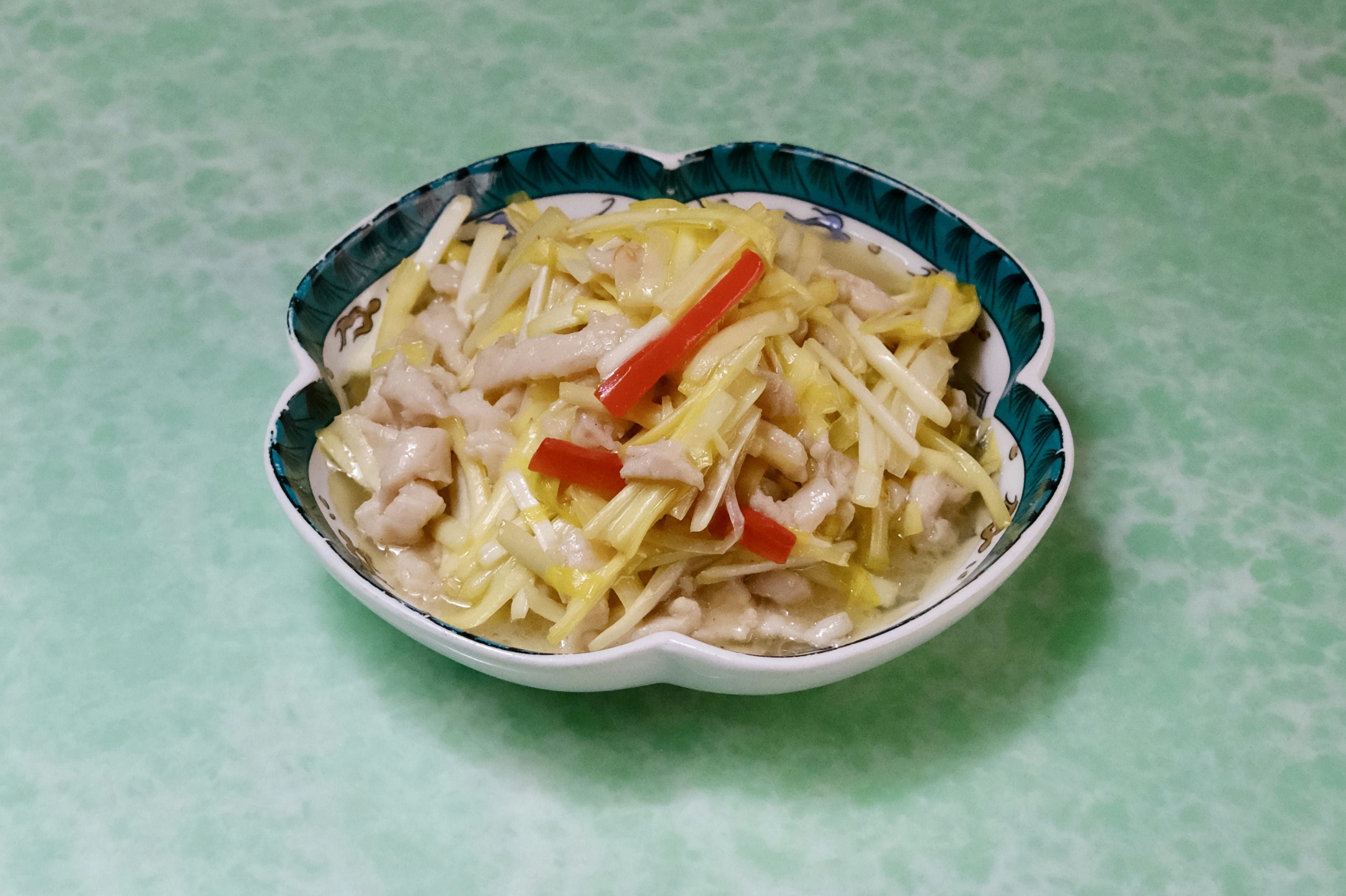 Yellow Chives with Shredded Chicken